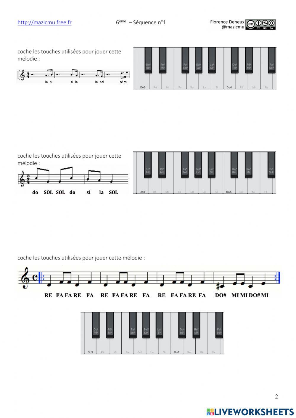 6s1 configurer clavier