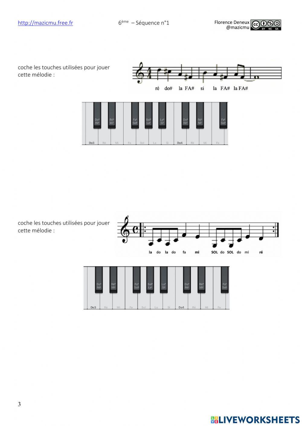 6s1 configurer clavier