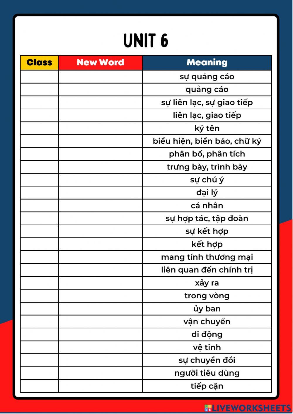 Zvi - cgr - U6 - vocab test
