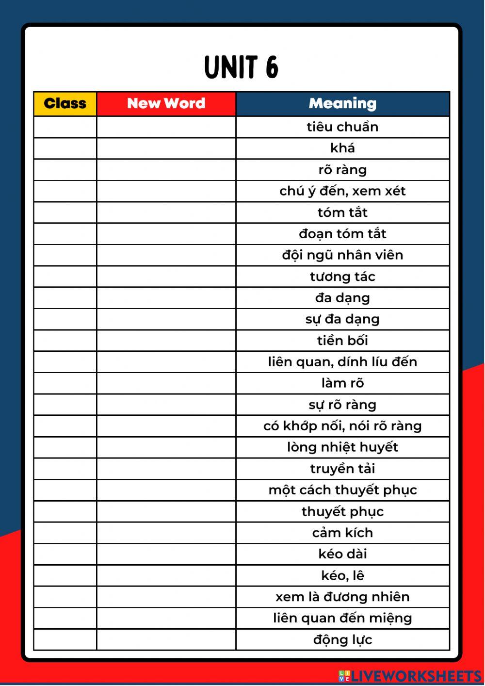 Zvi - cgr - U6 - vocab test