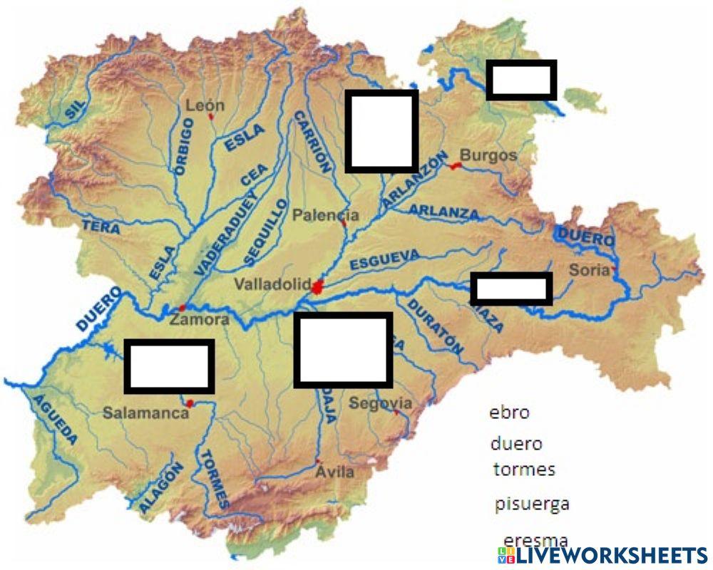 Hidrografia castilla y leon