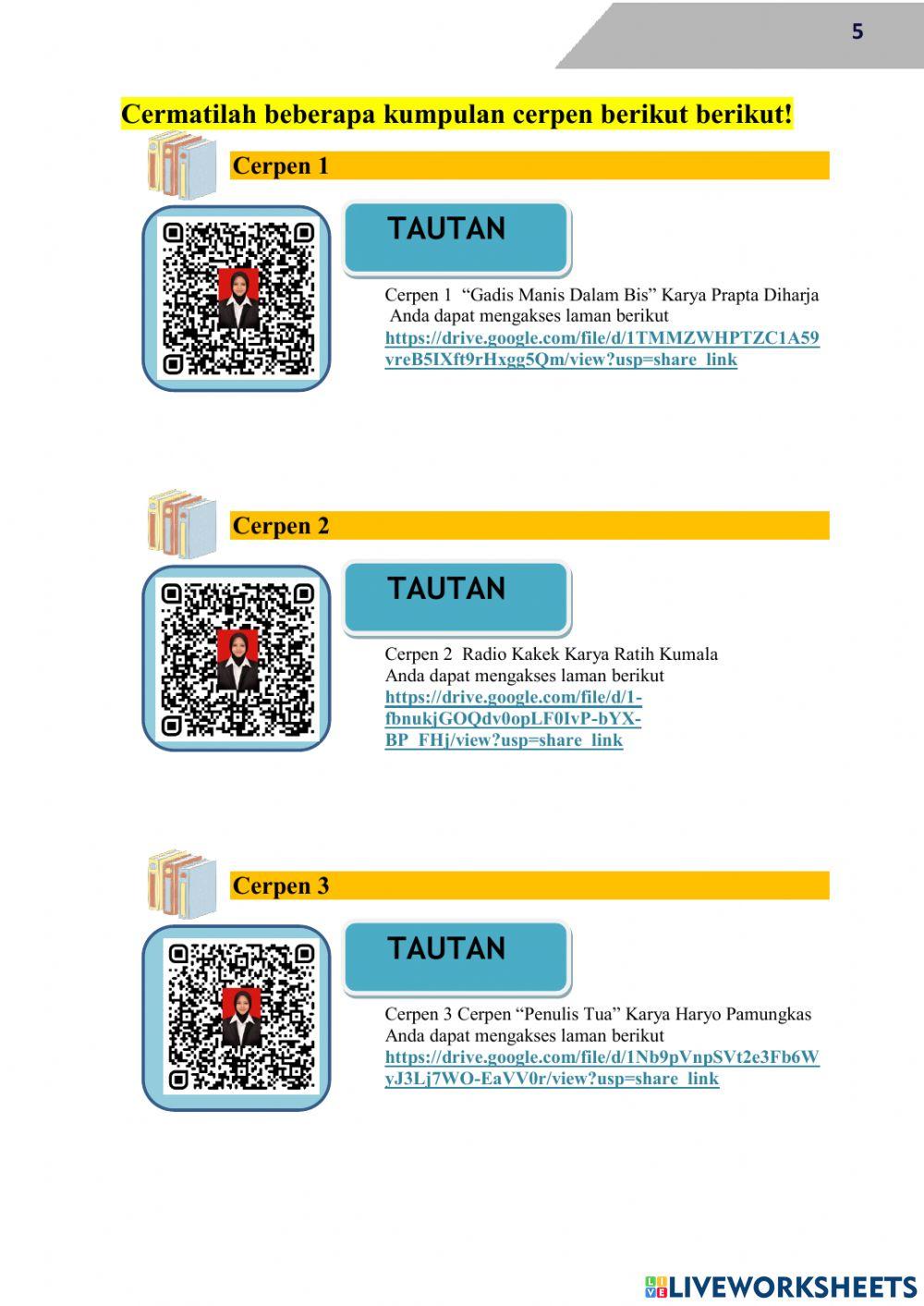 Analisis unsur pembangun cerpen