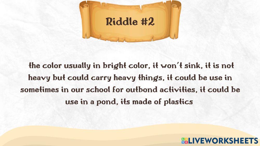 Group A treasure Hunt