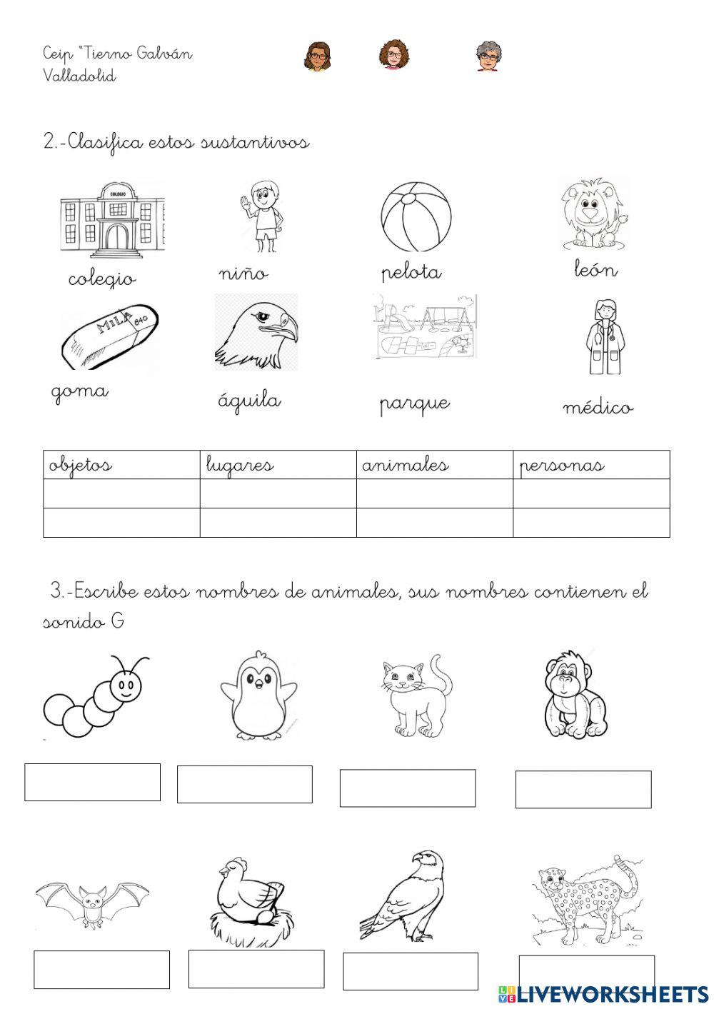 Repaso 1º tr lengua 2º de primaria