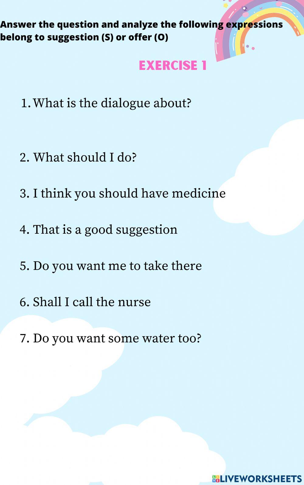 Suggestions & Offers