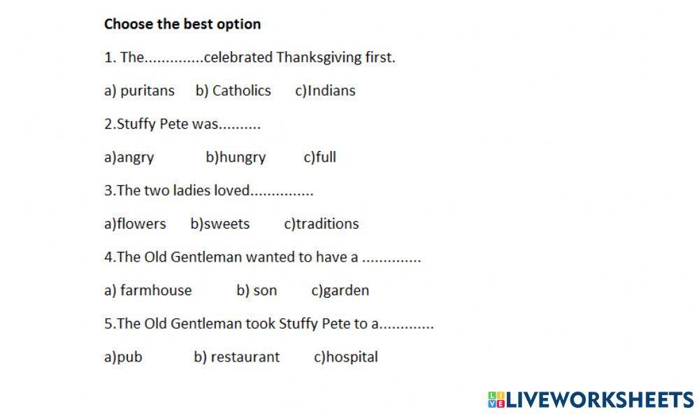 Two thanksgiving gentlemen