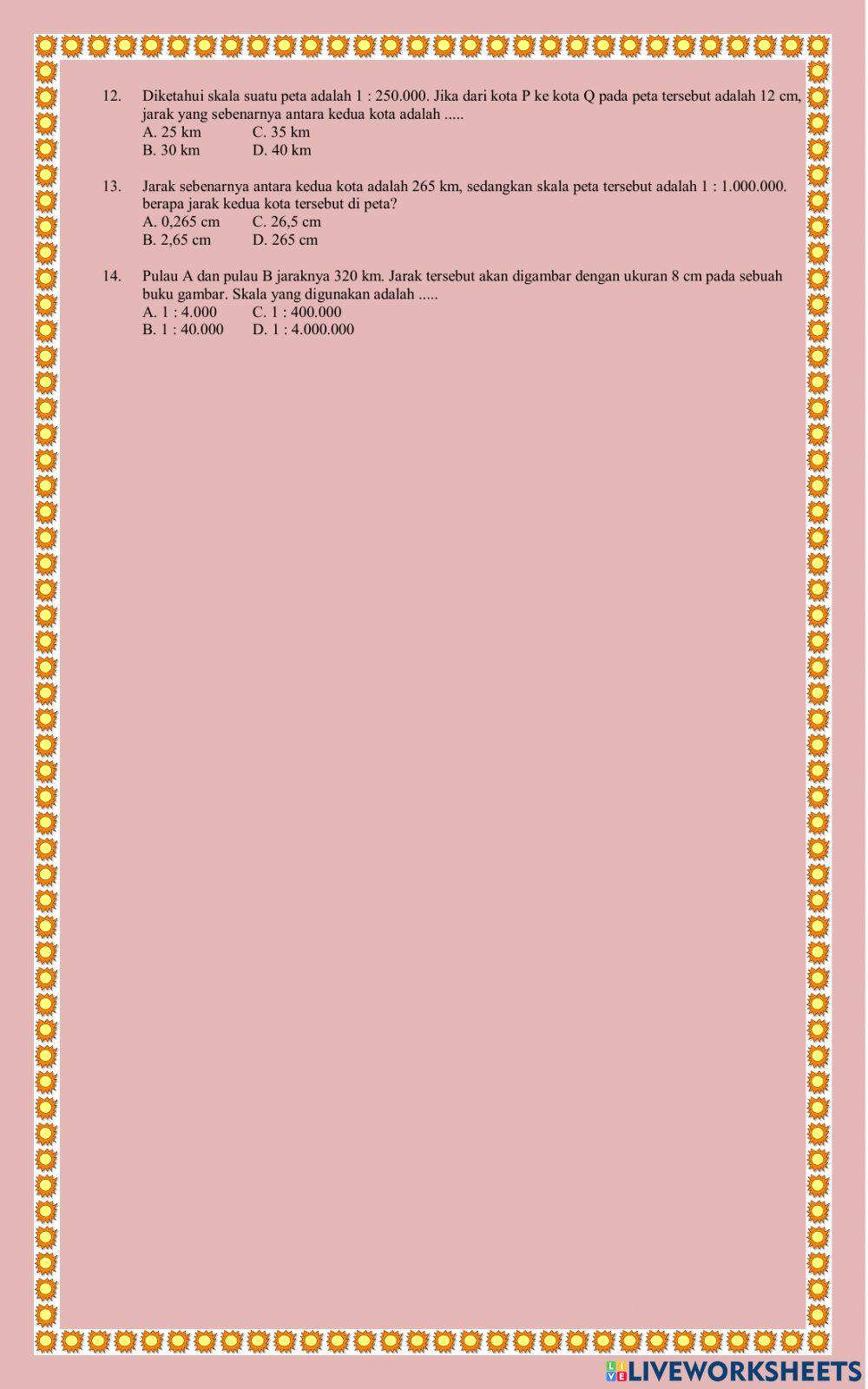 Penilaian akhir semester matematika semester 1