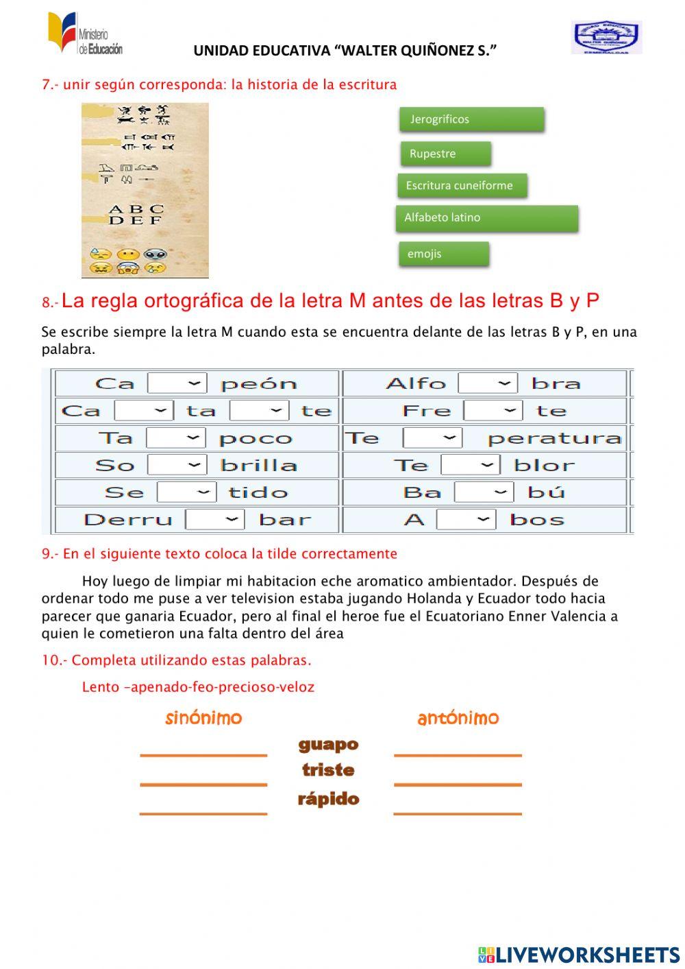 Repaso Lengua y Literatura