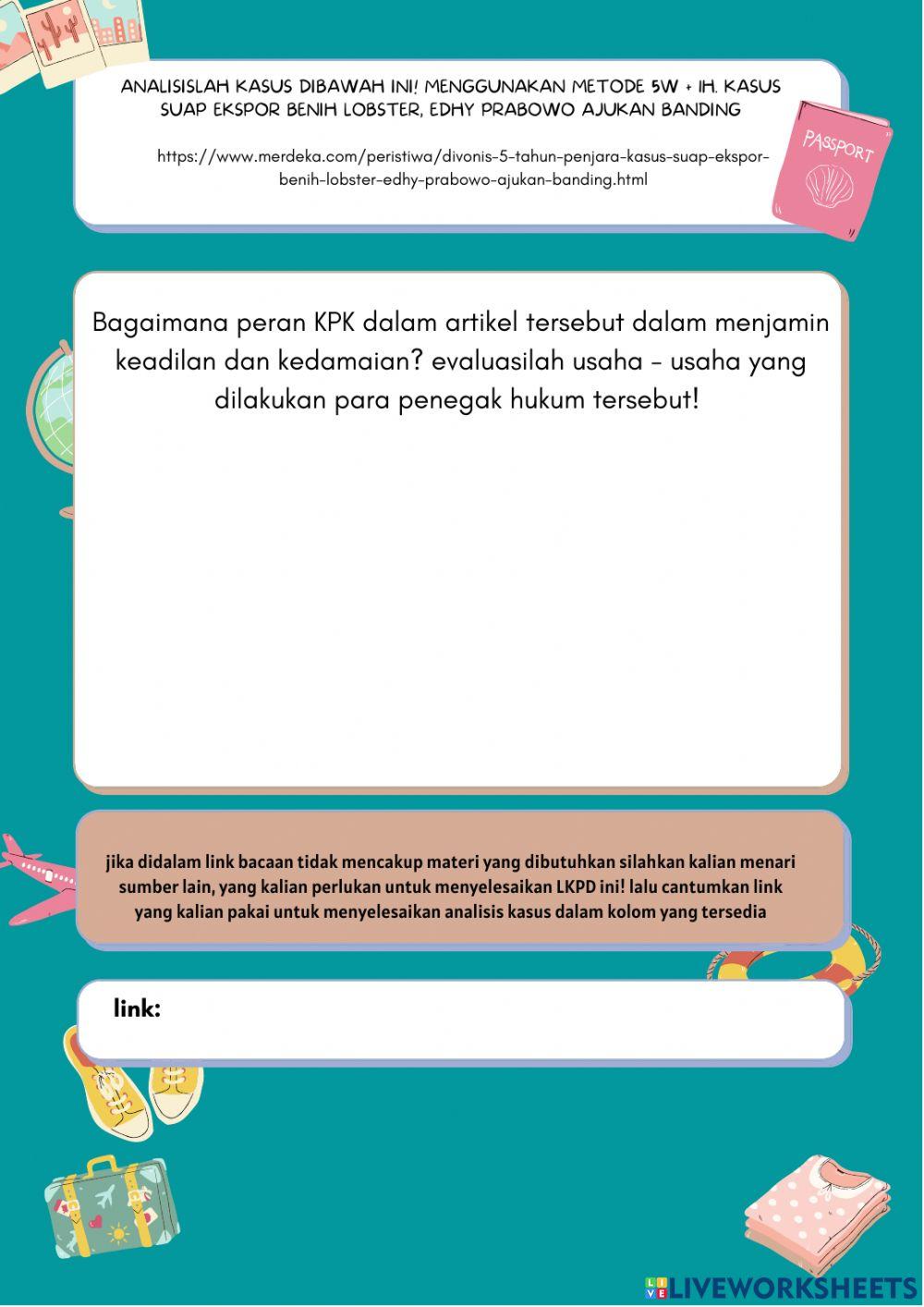 Lkpd tipikor kelompok 1