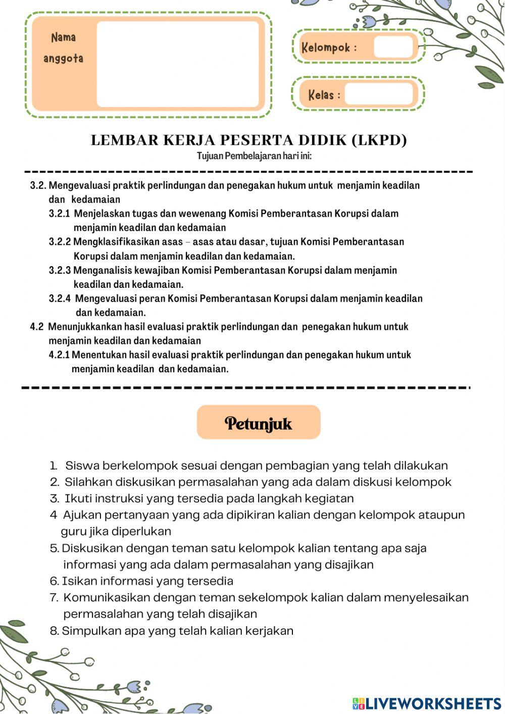 Lkpd kelompok 2 dan 5 kasus hakim tipikor merry purba