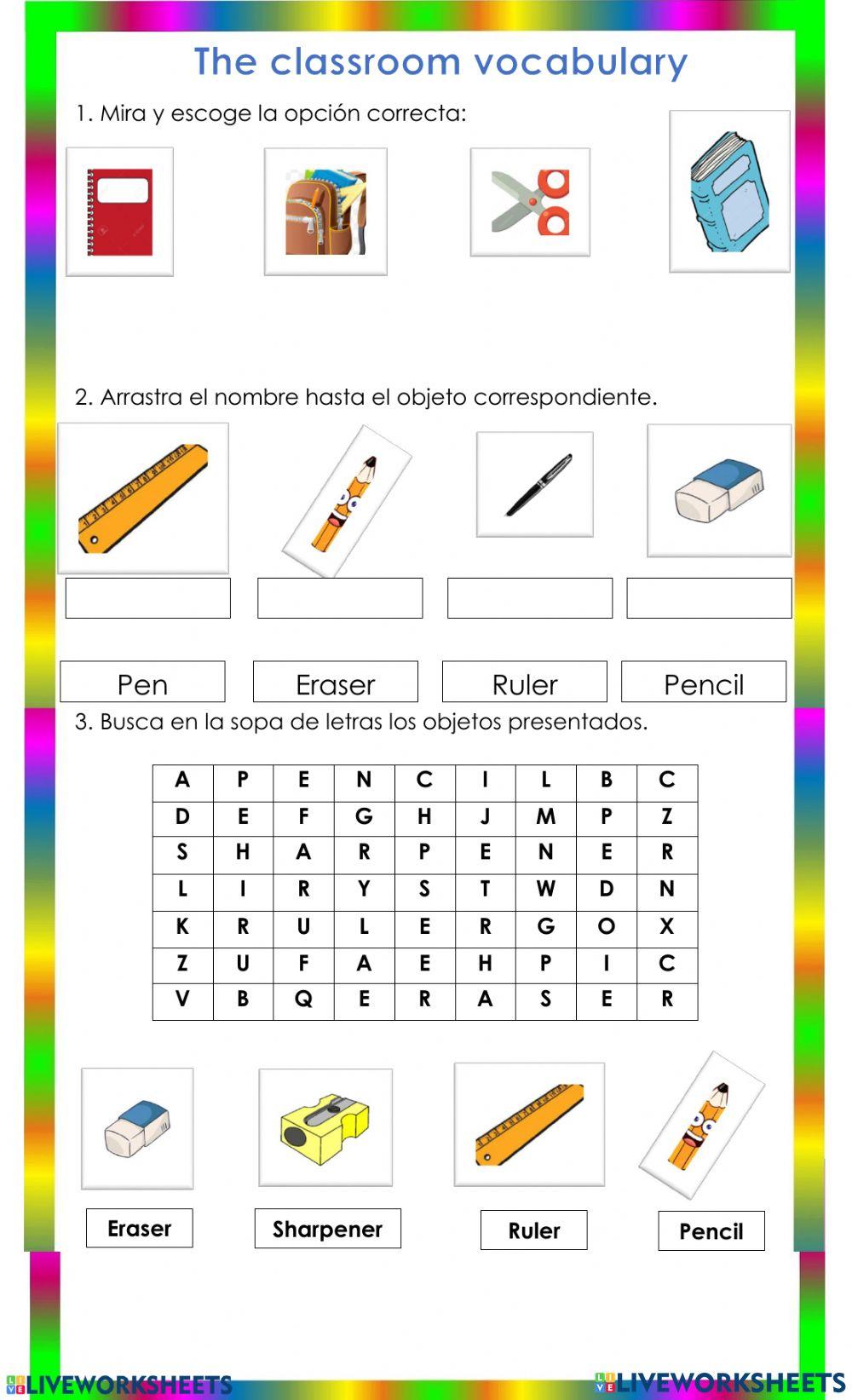 Evaluacion de Ingles 5to año de Egb I parcial II quimestre