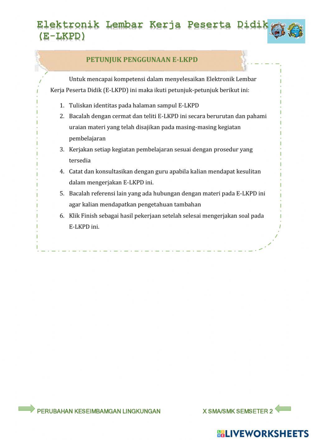 Keseimbangan Lingkungan