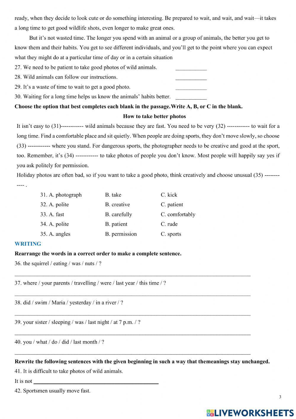 Friendplus 7 - Unit 4- finish