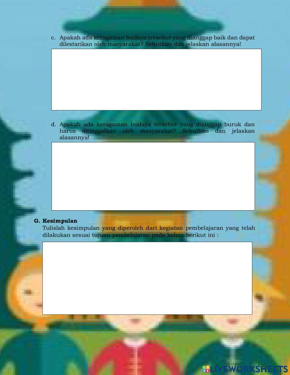 Lkpd faktor geografis yang mempengaruhi keragaman budaya di indonesia