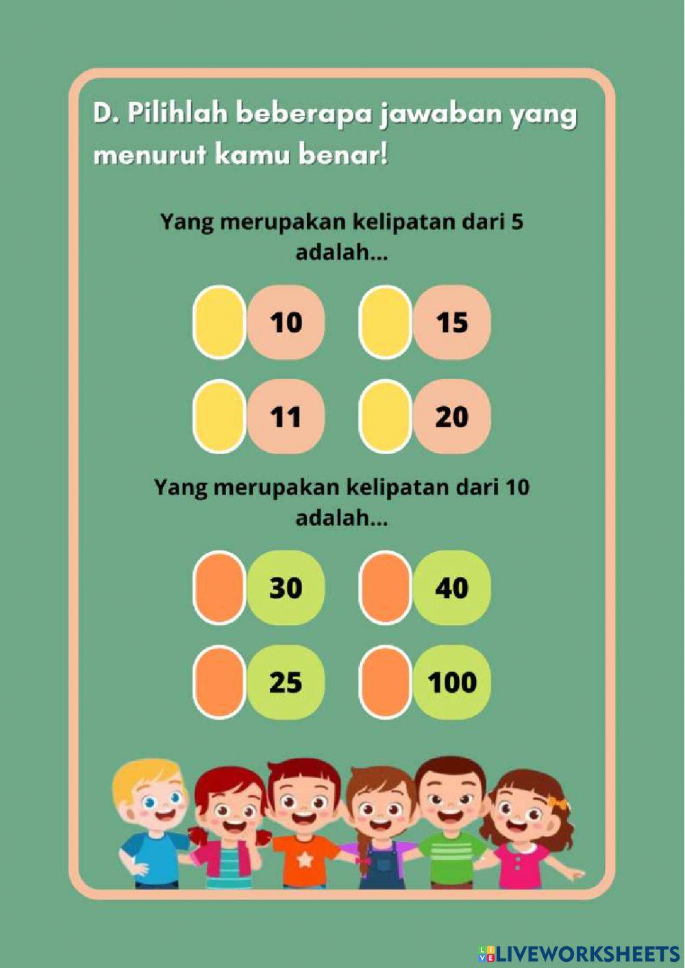 Lkpd materi kpk dan fpb