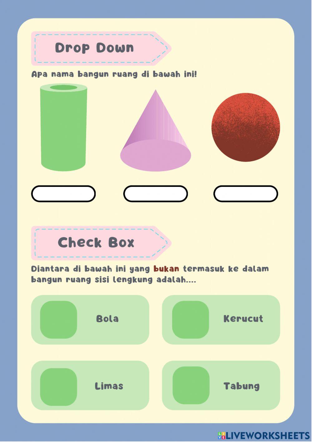 LKPD Bangun Ruang Sisi Lengkung