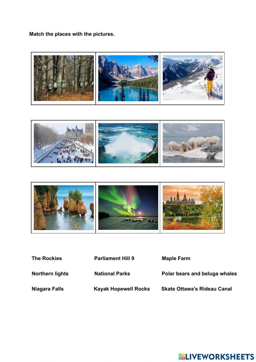 Canada - Nine experinces you must have