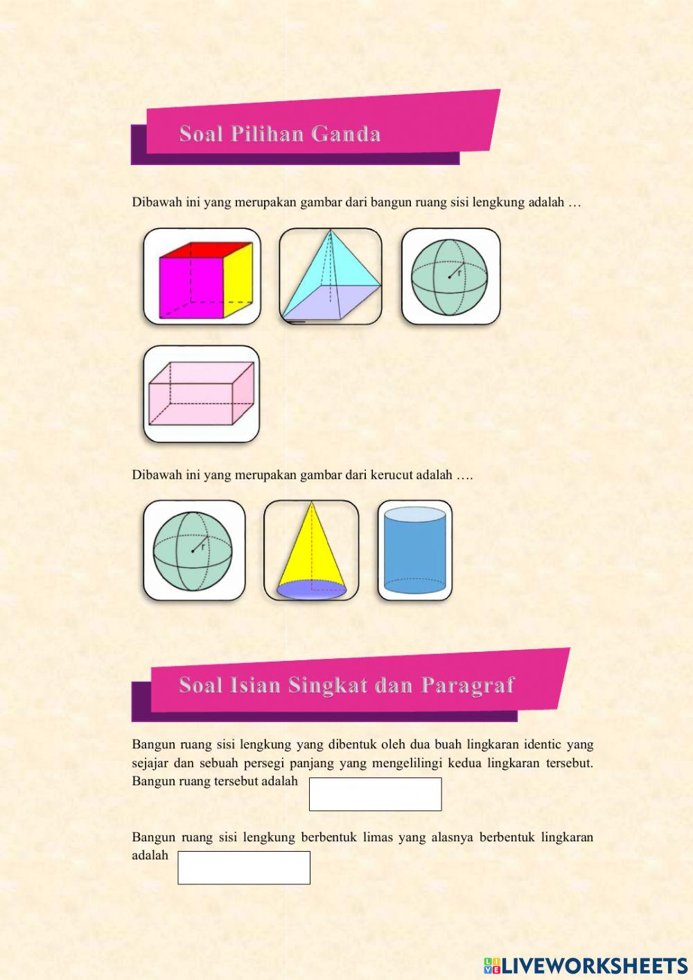 Bangun Ruang Sisi Lengkung