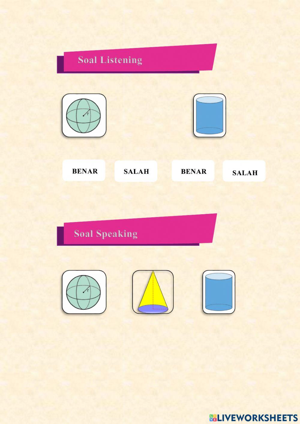 Bangun Ruang Sisi Lengkung