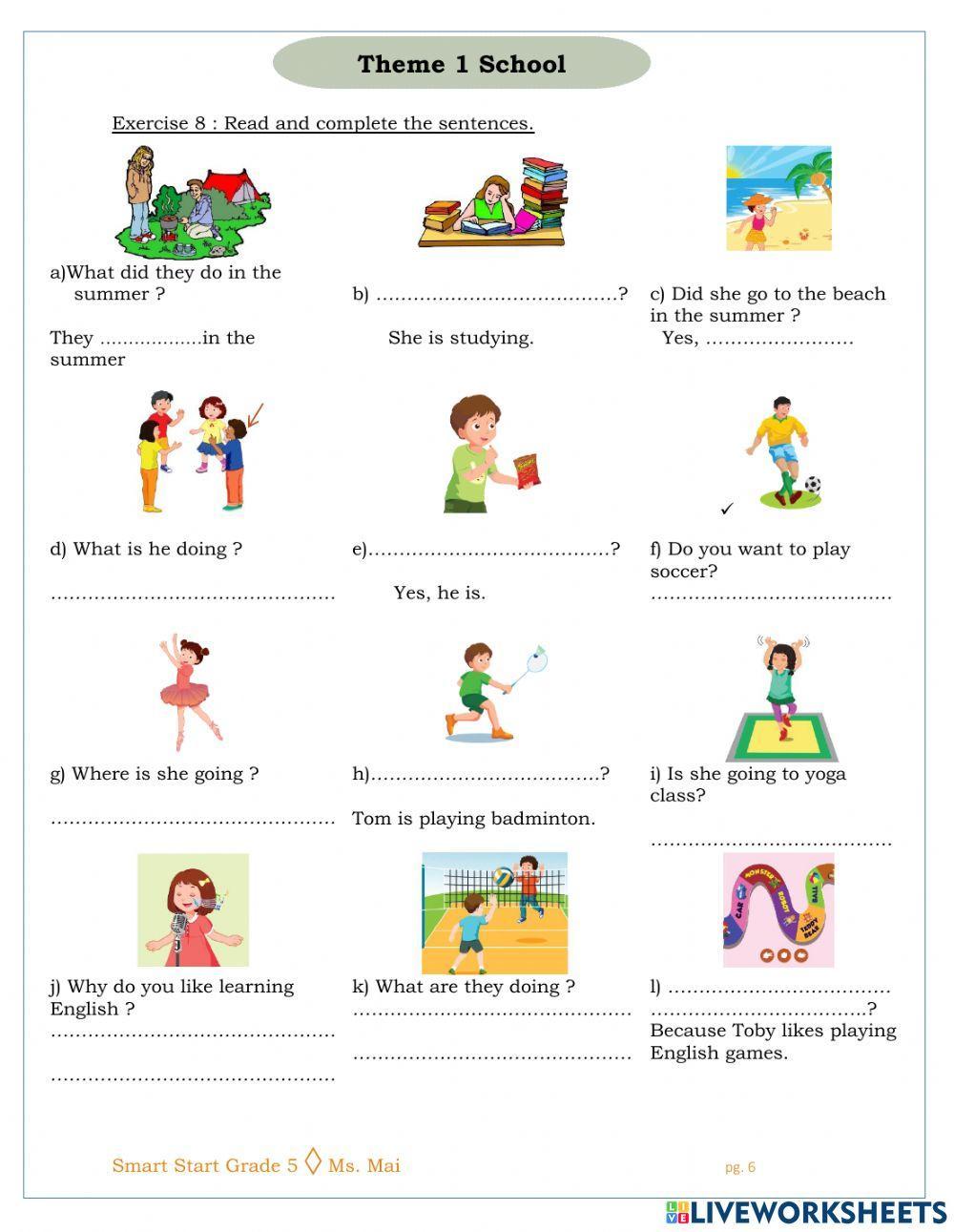 Smart start grade 5 theme 1