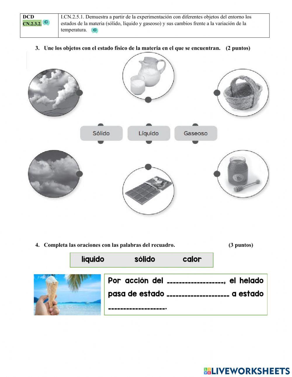 Evaluación de Ciencias Naturales