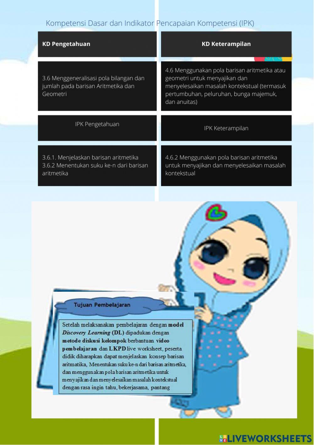 Lkpd barisan aritmatika-nuning rahayu