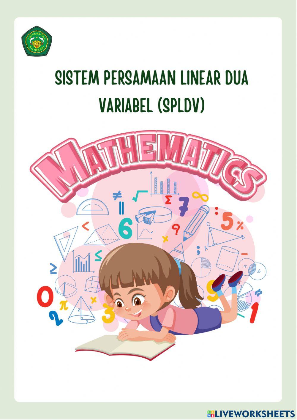 LKPD Sistem Persamaan Linear Dua Variabel