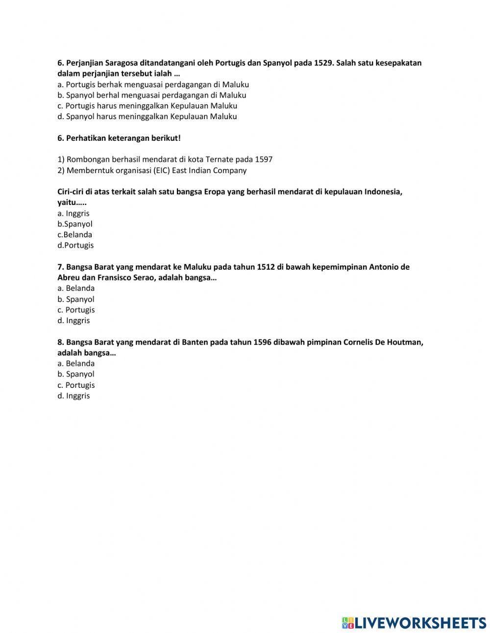 Lkpd ips kelas 8 kedatangan bangsa barat ke indonesia