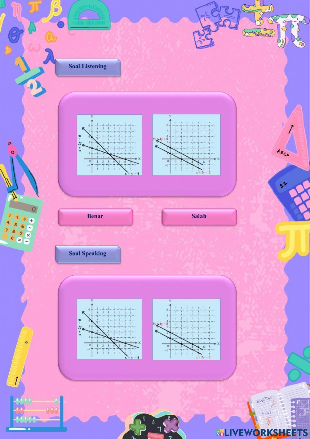 LKPD Sistem Persamaan Dua Variabel (SPLDV)