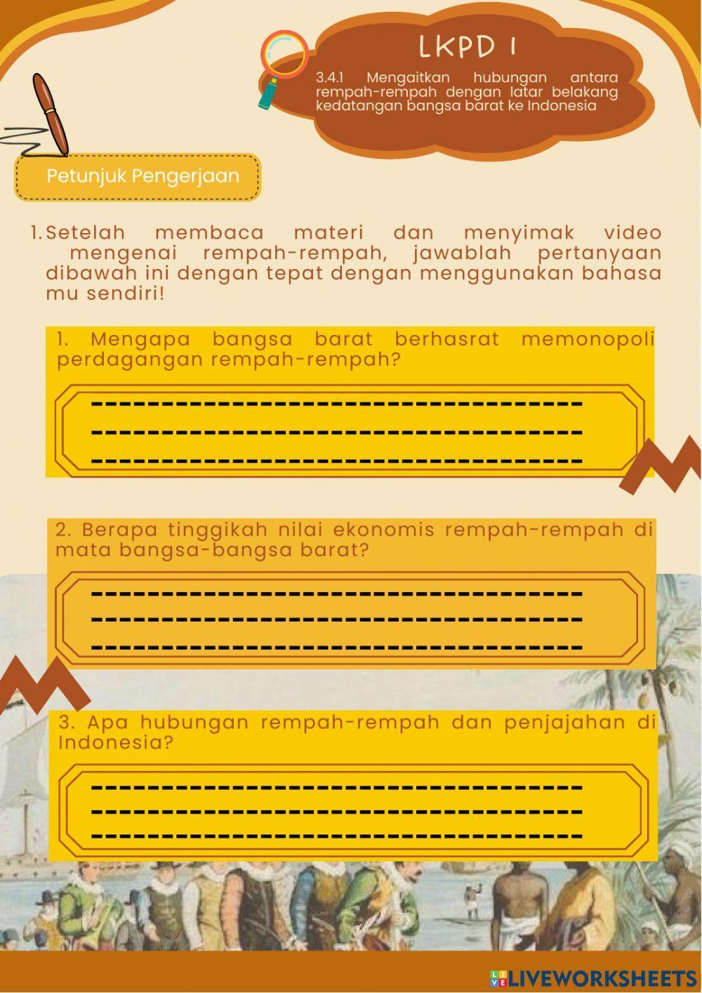 LkpdKedatangan Bangsa Barat ke Indonesia