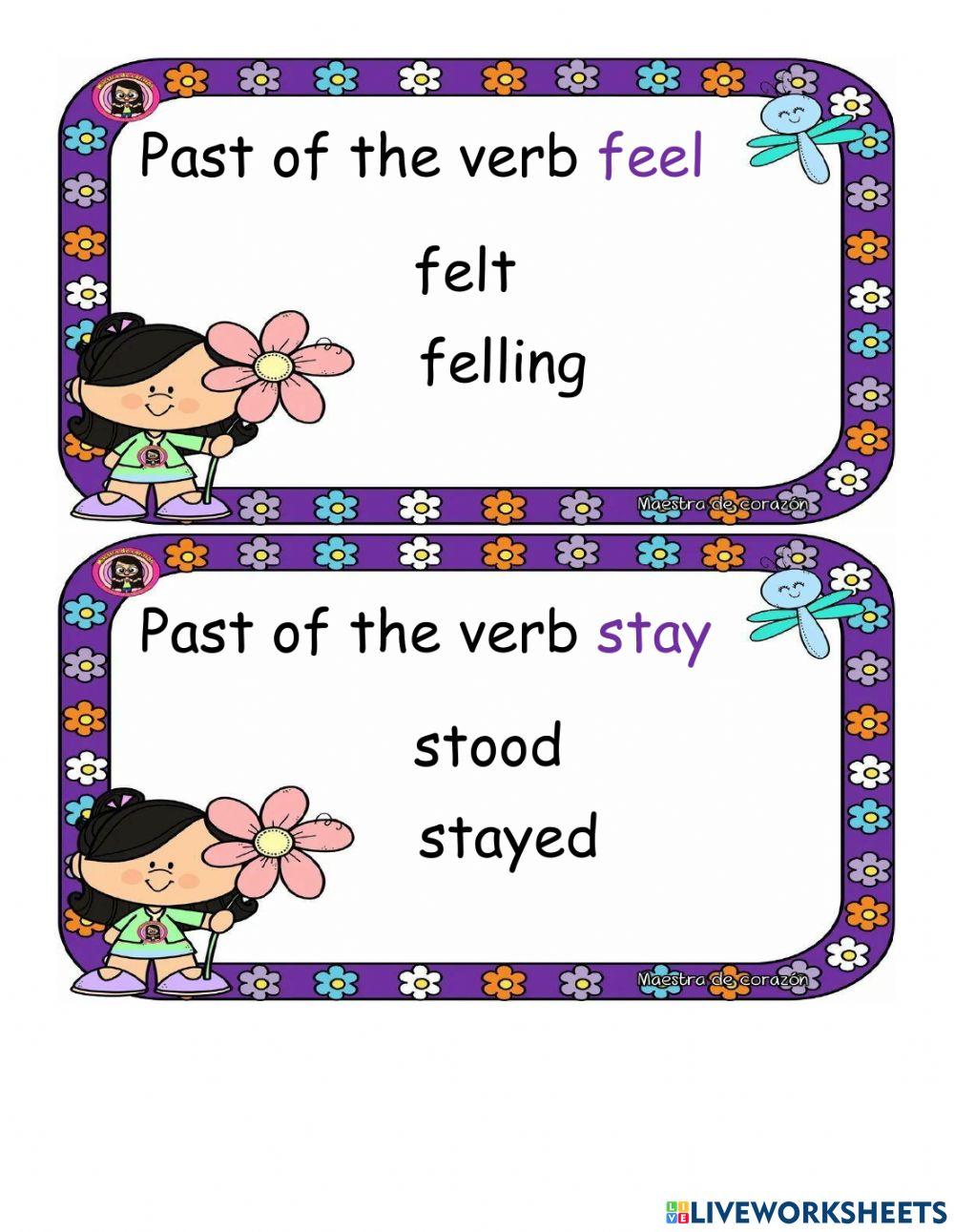 Verbs pink