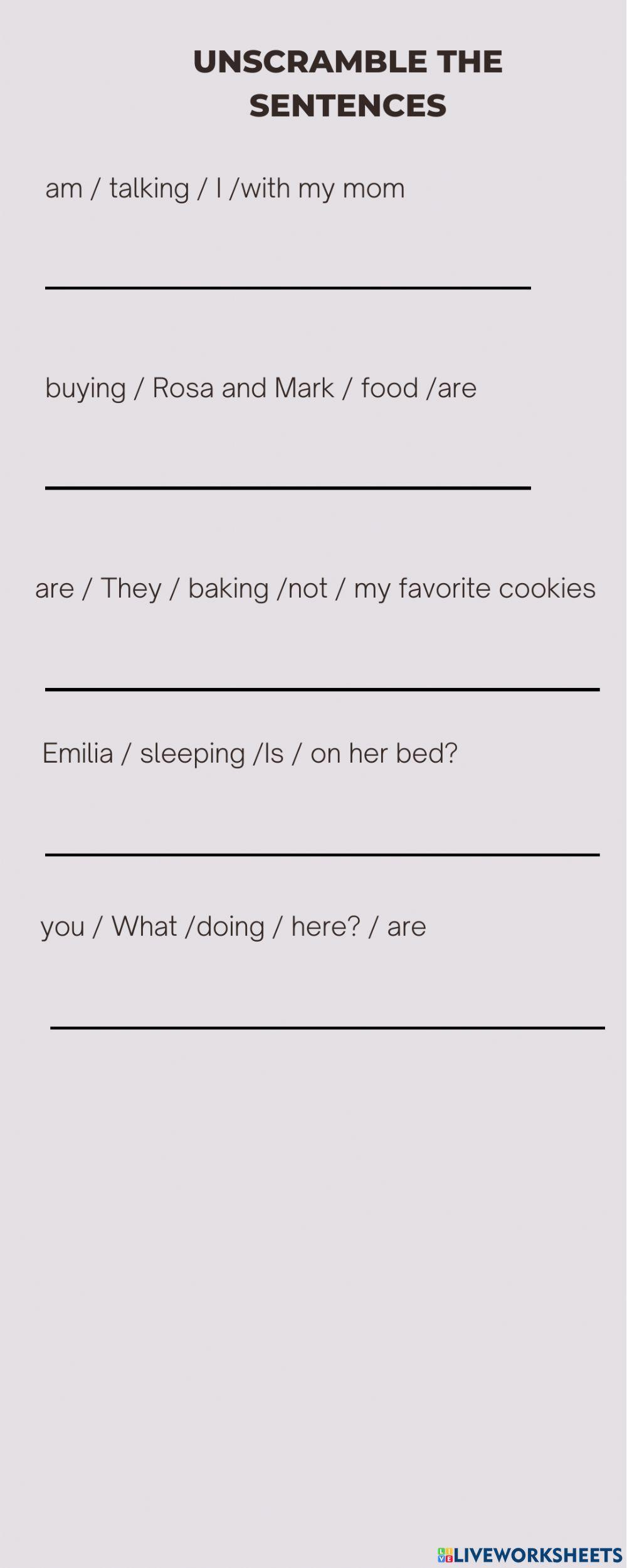 Present conyinuous 2