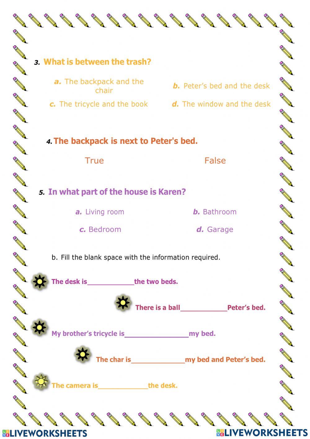 Prepositions of place