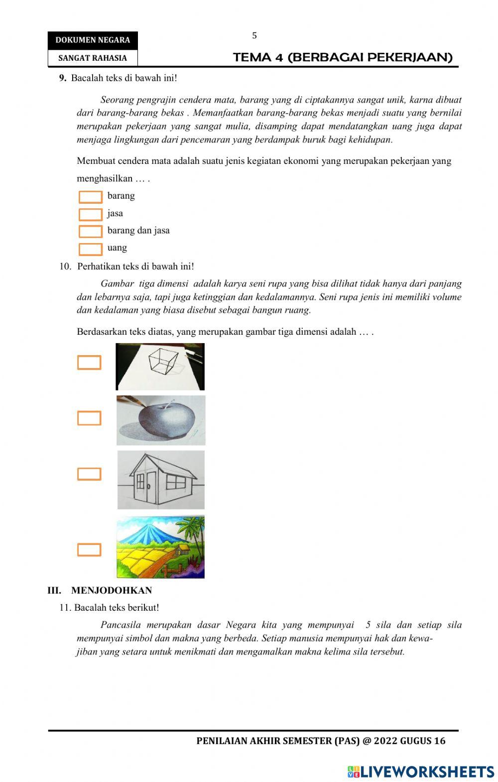 Penilaian Akhir Semester (PAS)