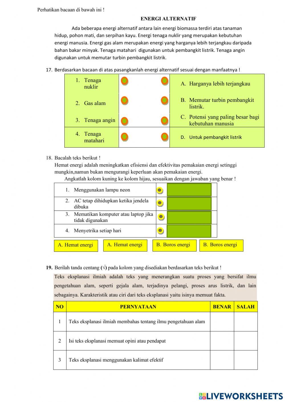 PAS sms 1 tema 4 kelas 6 sdn 94