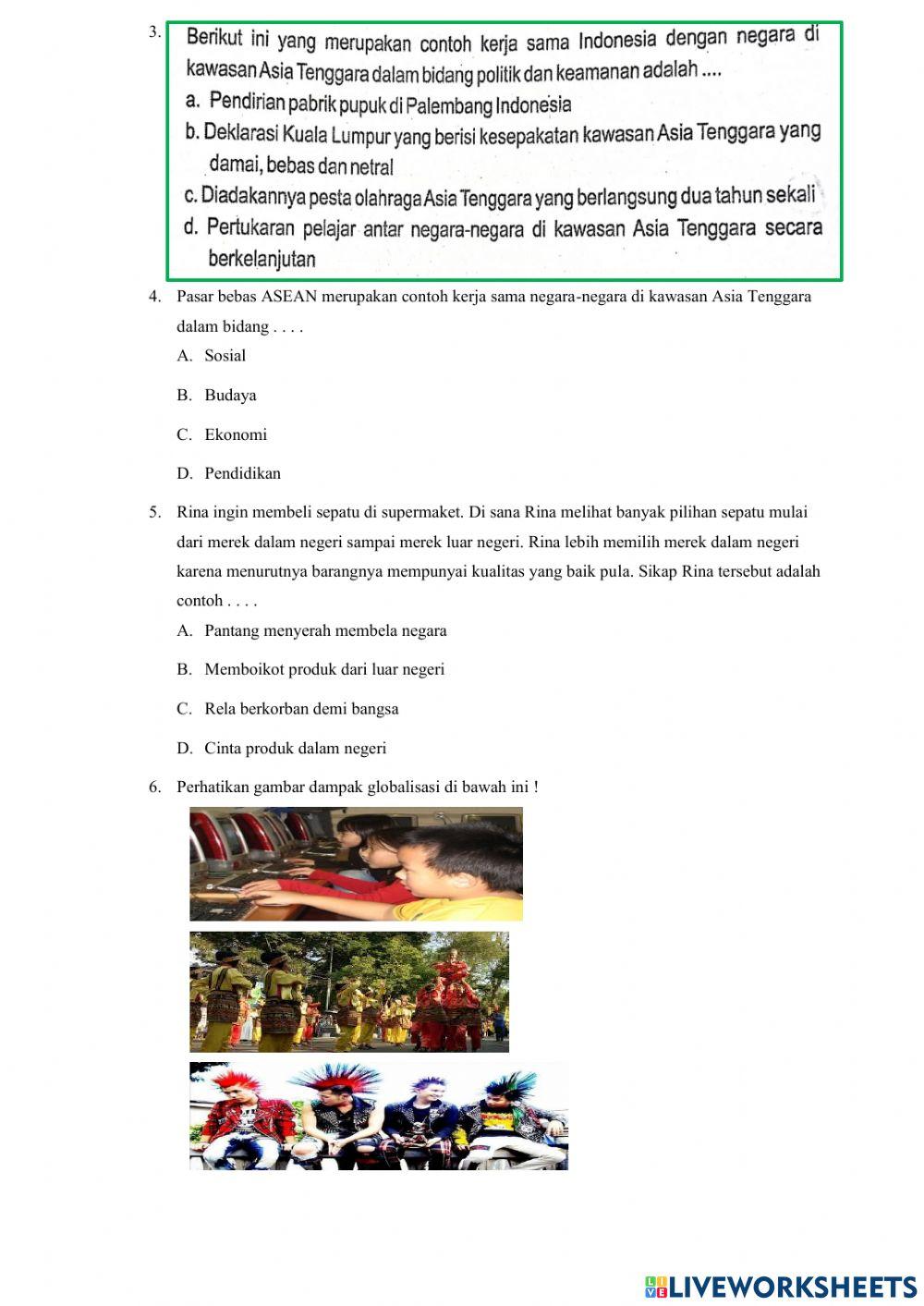 PAS Tema 4 Kelas 6 SDN 204