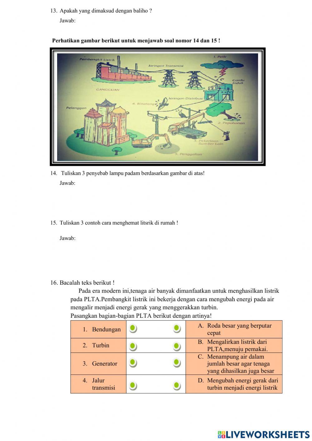 PAS Tema 4 Kelas 6 SDN 204