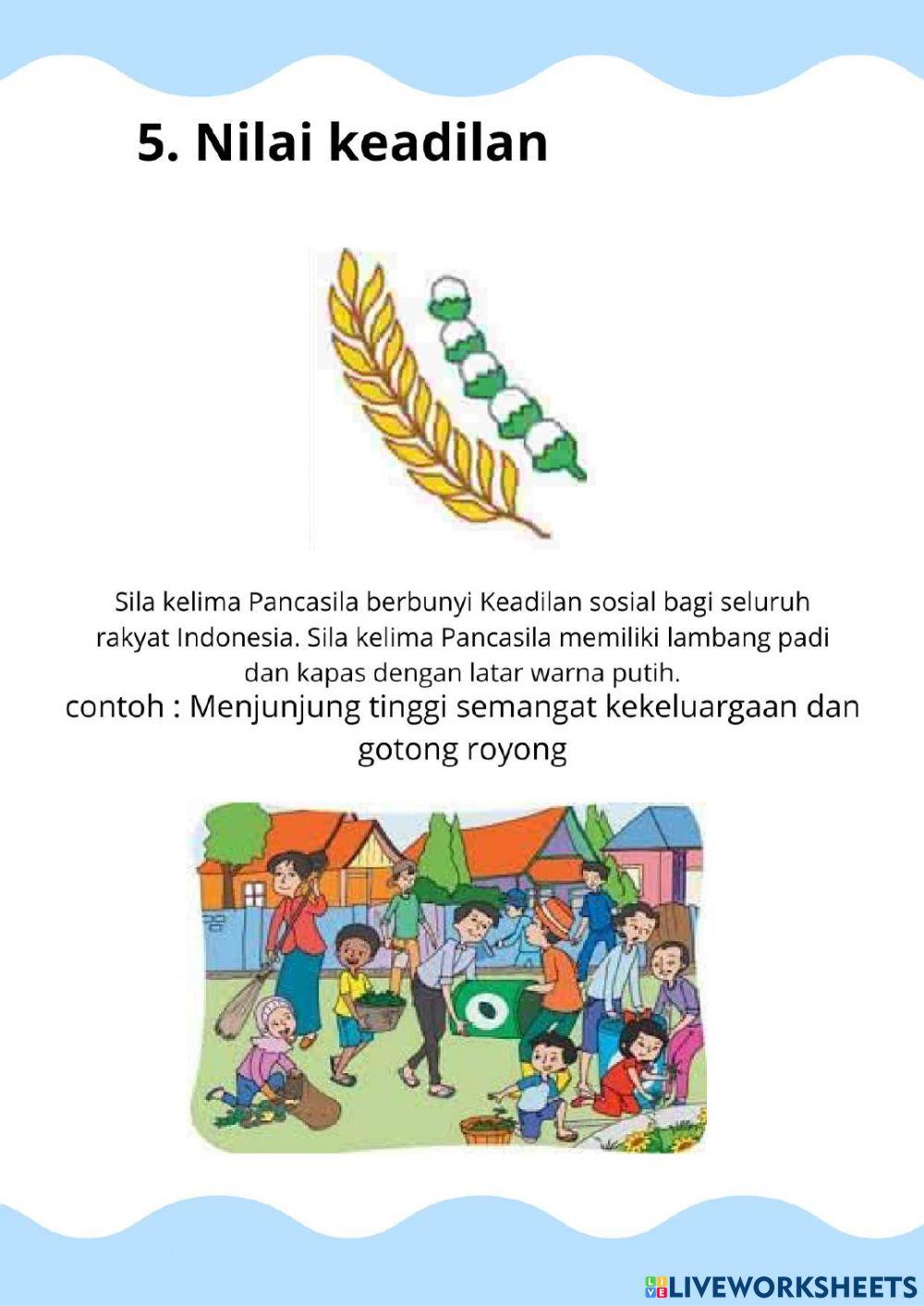 Penerapan nilai pancasila dalam kehidupan sehari-hari