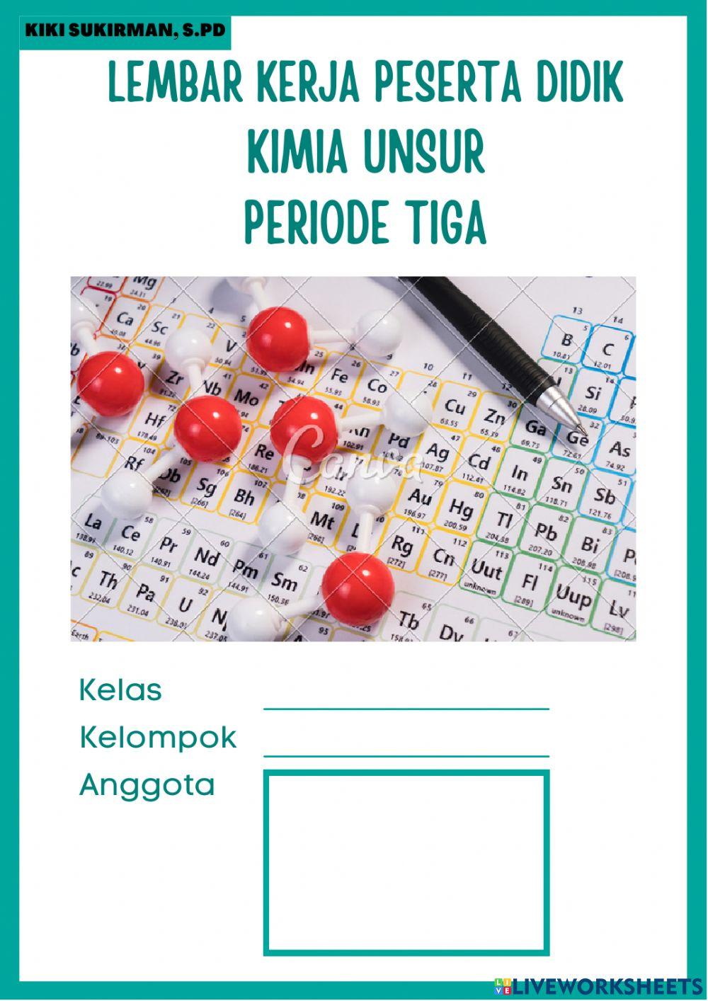 LKPD Kimia Unsur Periode 3