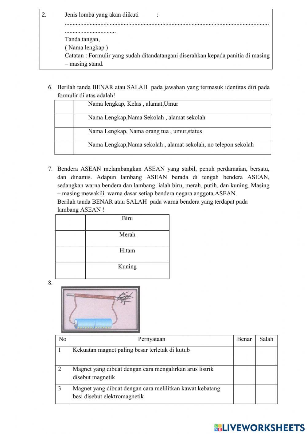 PAS sms 1 tema 5 kelas 6 sdn 94