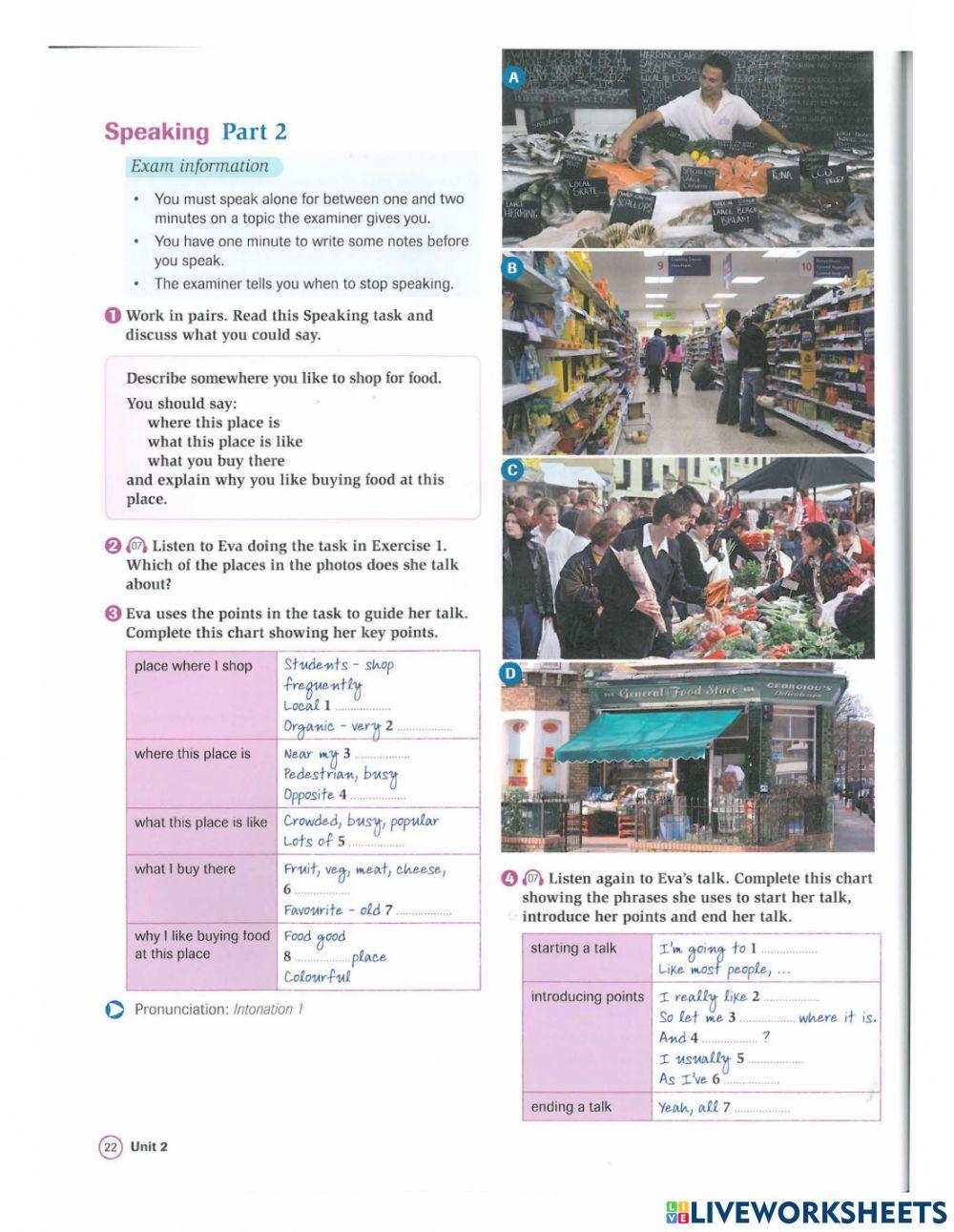 Complete ielts band 5 6 u2 l p3 4 worksheet live worksheets