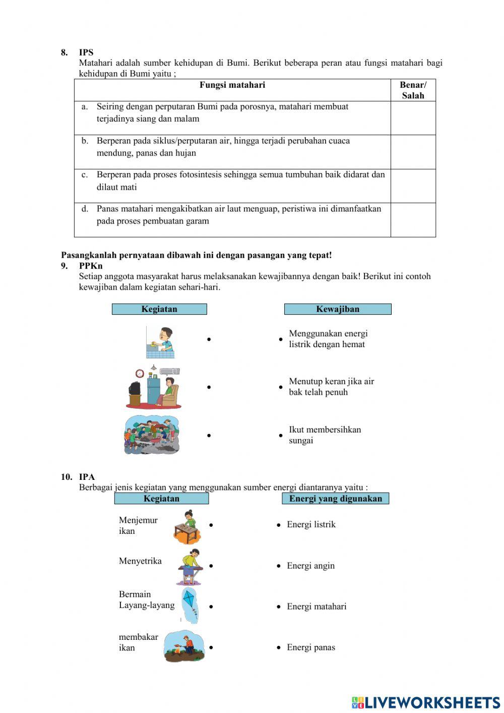 PAS sms 1 tema 2 kelas 4 sdn 94