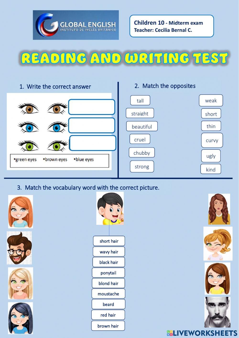 CHILDREN 10 - MID TERM EXAM