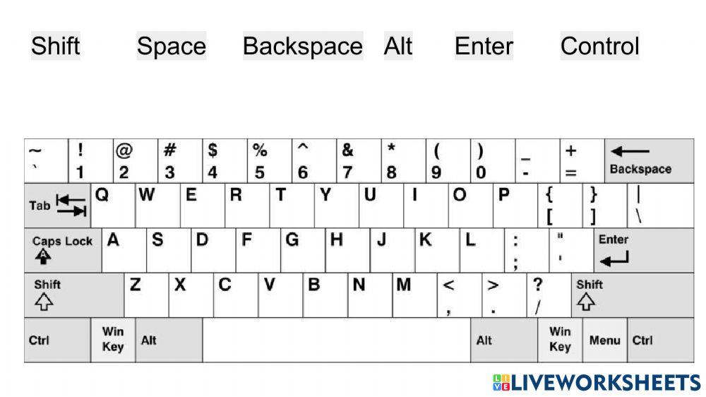 Keyboard special keys