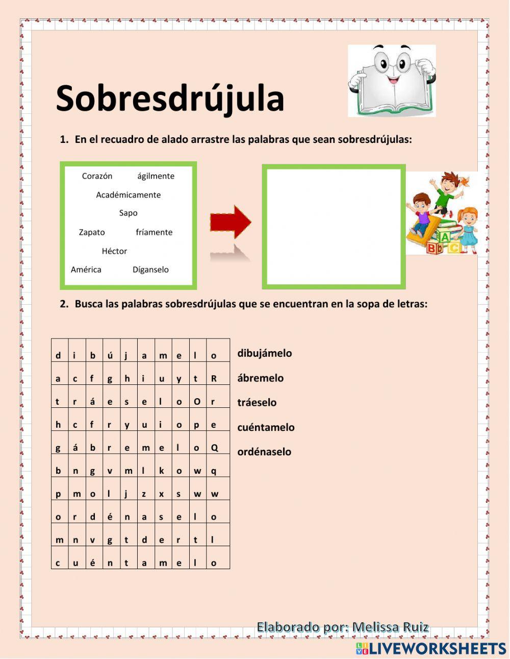 Sobresdrújulas