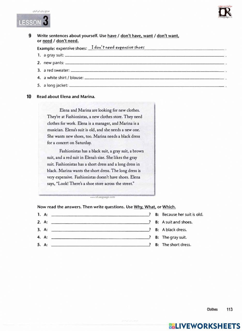 Top notch unit 6 workbook