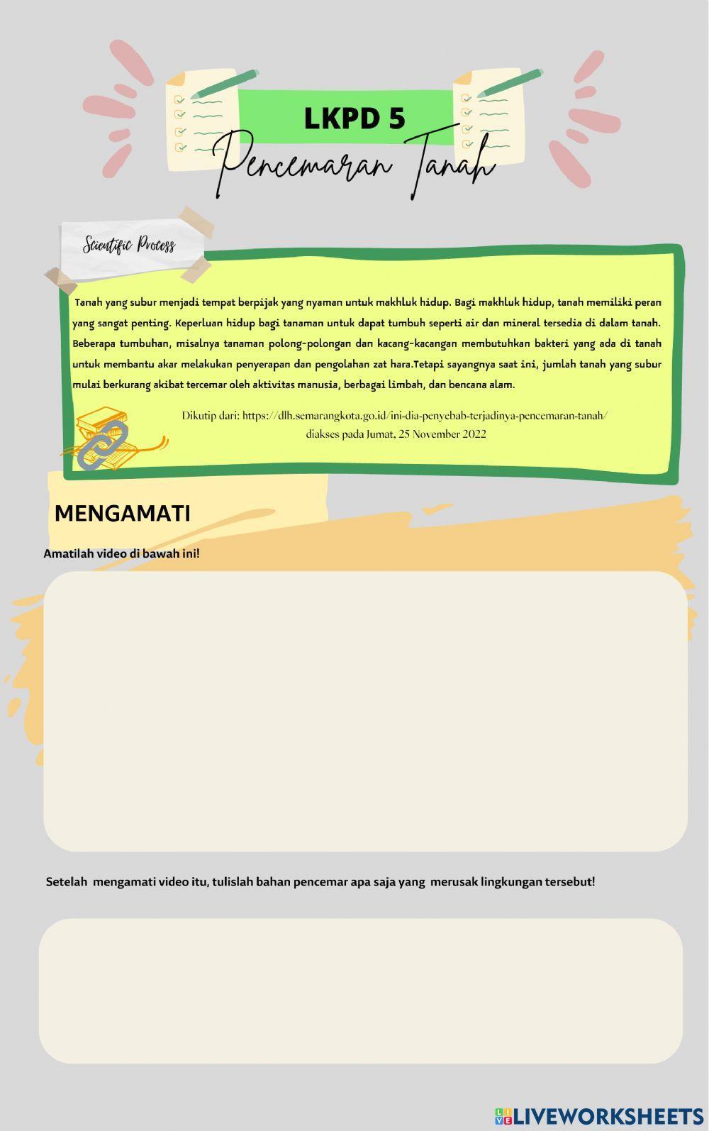 LKPD Pencemaran - Kelompok 5