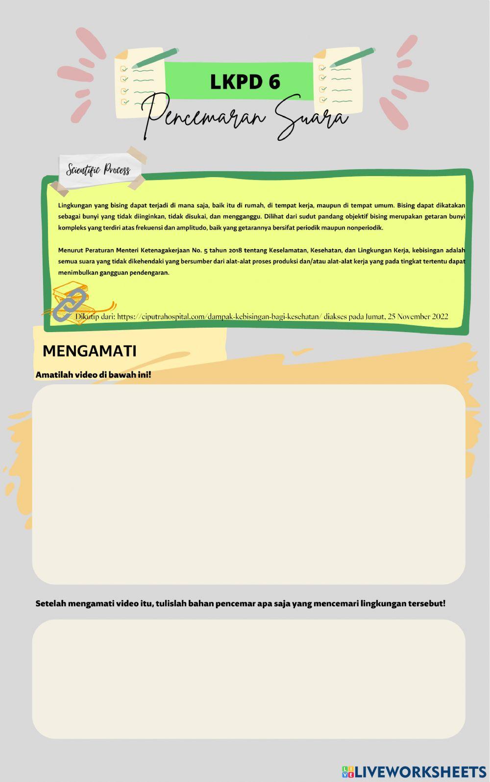 LKPD Pencemaran - Kelompok 6
