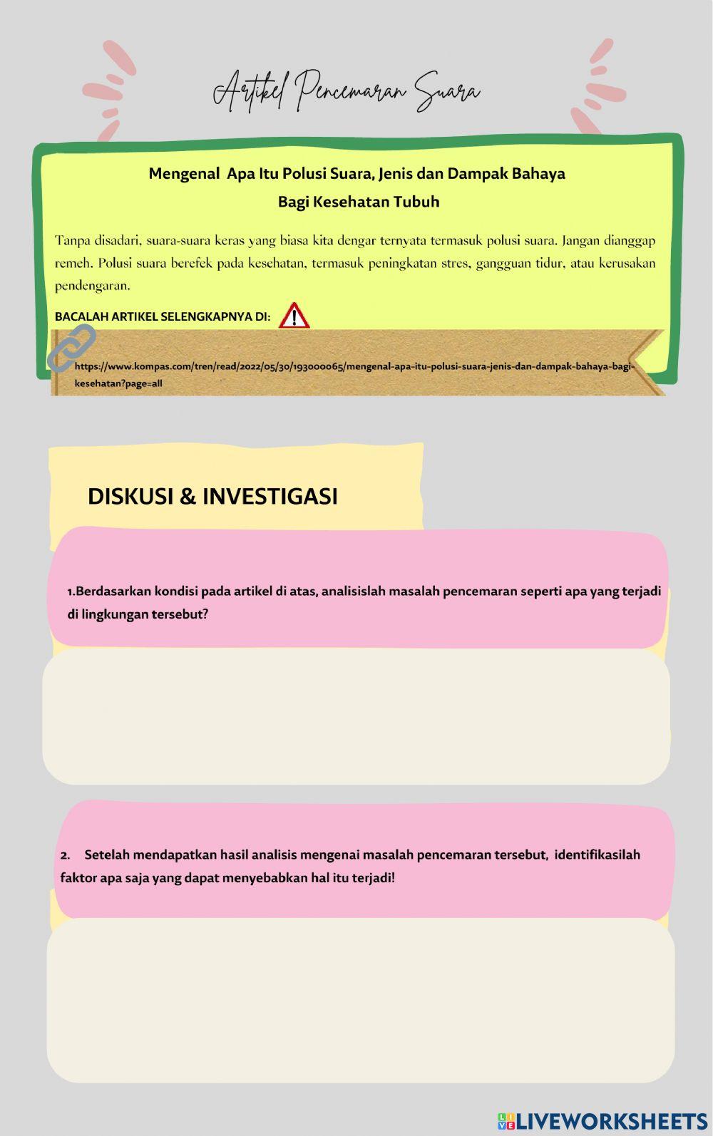 LKPD Pencemaran - Kelompok 6
