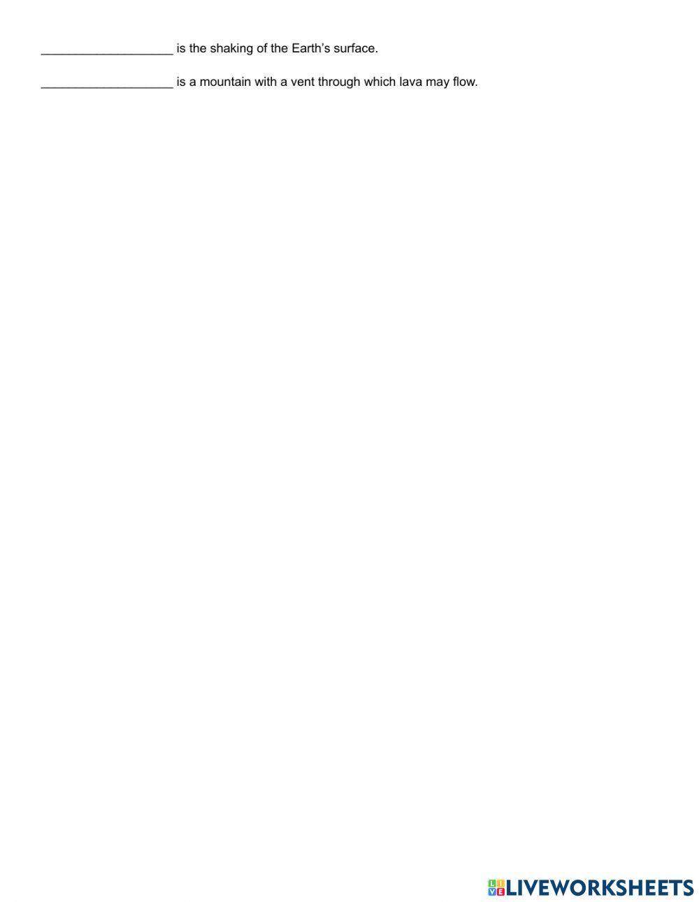 Natural Disaster 4th Grade Quiz